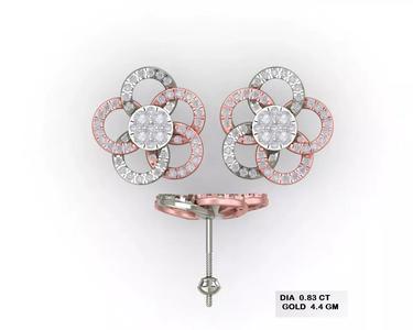 Luxury earrings for 3D printing