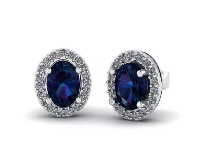 Halo diamond Earring