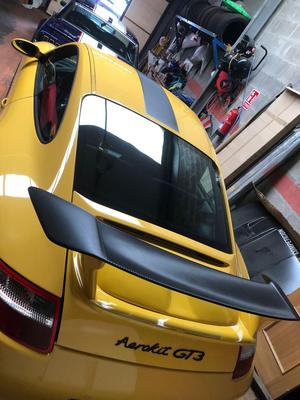 Logo, badge, Porsche Aerokit GT3 Emblem