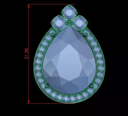 Pearl and Diamond Pendant V3