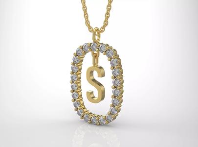 Pendant Letter S