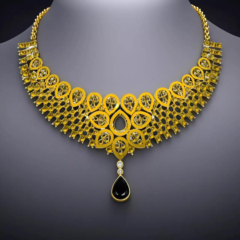 Luxury Gold Choker Necklace