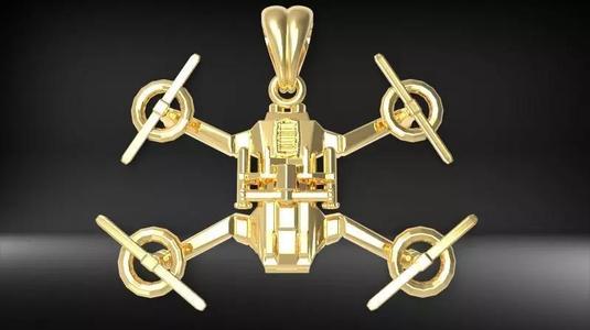 Drone Pendant Necklace Jewelry
