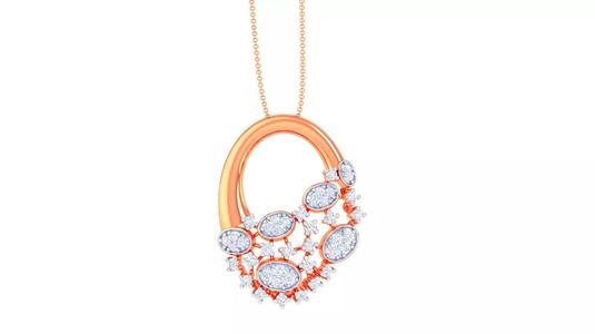High Jewelry Pendant Earrings Set 3dm stl obj mtl gltf glb