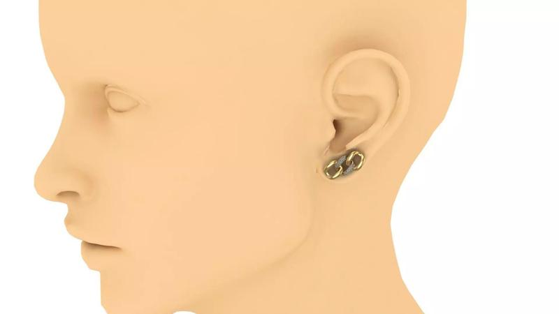 Brinco elo link corrente