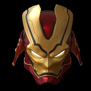 Iron Man Samurai Helmet 3d File STl