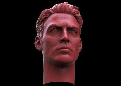 Captain America- Chris Evans Head