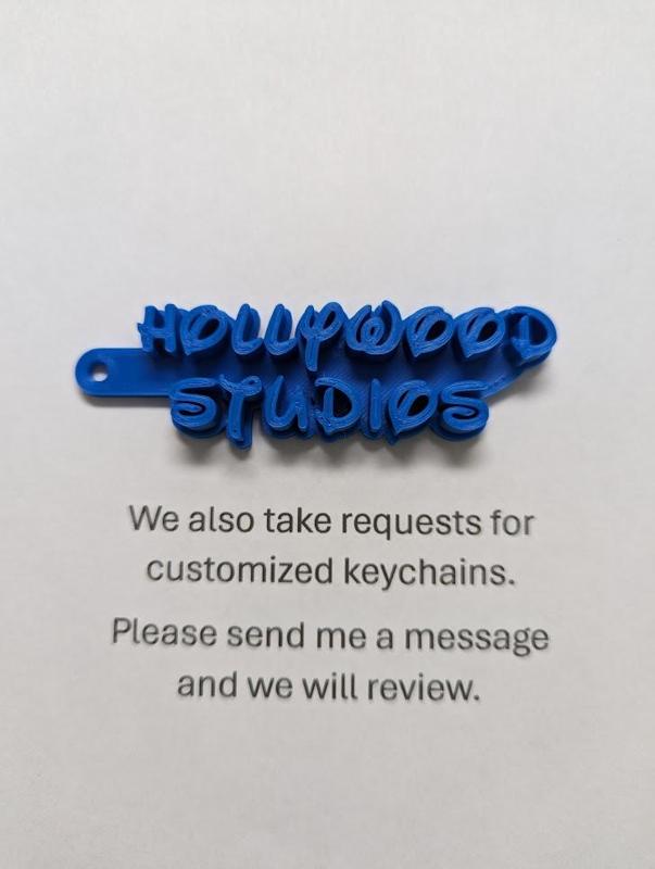 Hollywood Studios Keychain