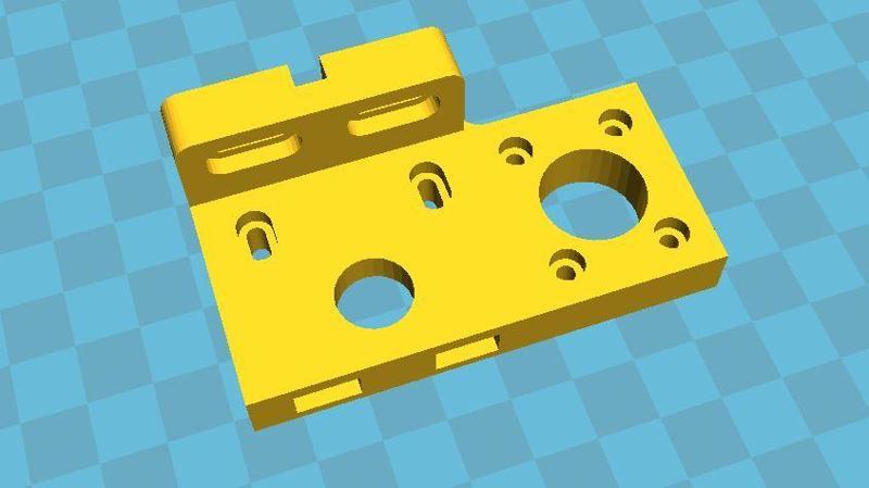 Bowden mount for kapazitive auto bed leveling