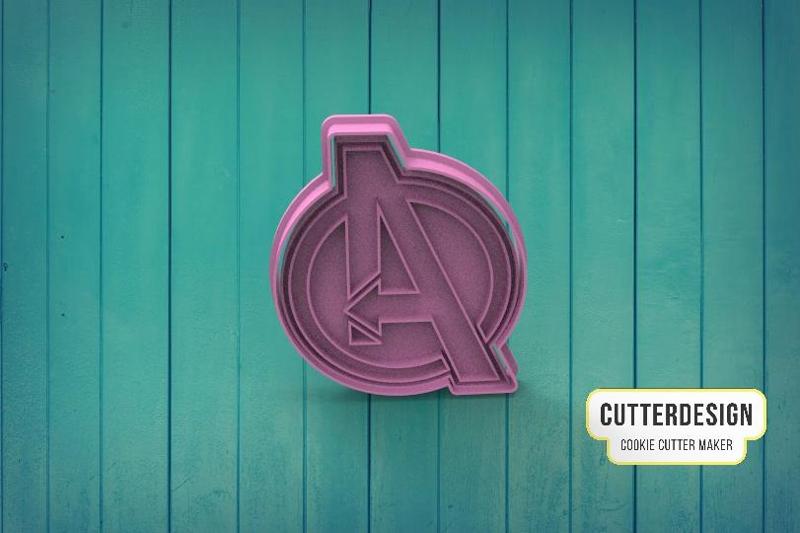 Avengers Cookie Cutter Logo