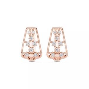 Diamond Hoops Earrings 3dm stl renders animation videos details