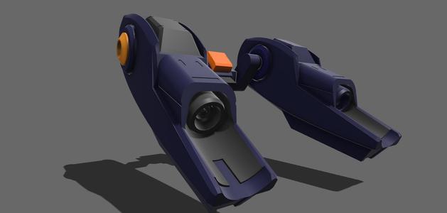 Gundam Aerial Mirasoul Flight Unit 3D Model (SD/Scalable)