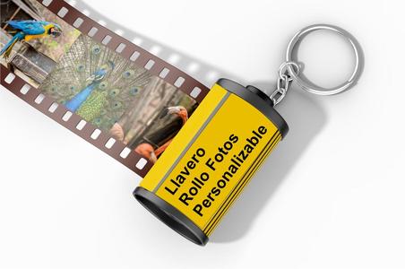 KEYCHAIN CAMERA ROLL 35 MM (LLAVERO ROLLO FOTO)
