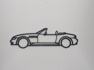 Wall decoration BMW Z3 Roadster