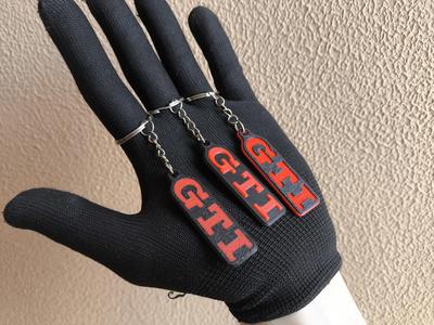 Volkswagen GTI Logo Keychain