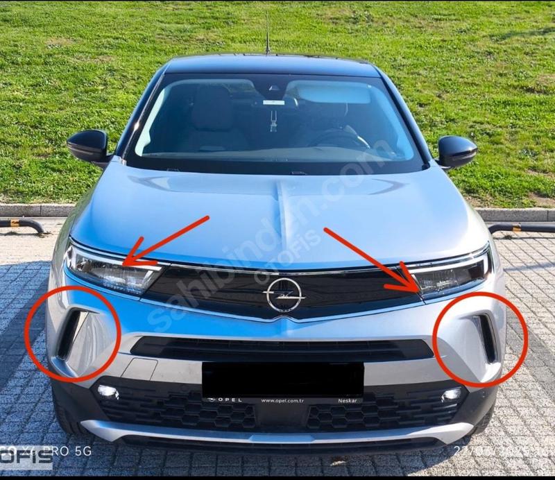 Opel Mokka front bumper ventilation grille