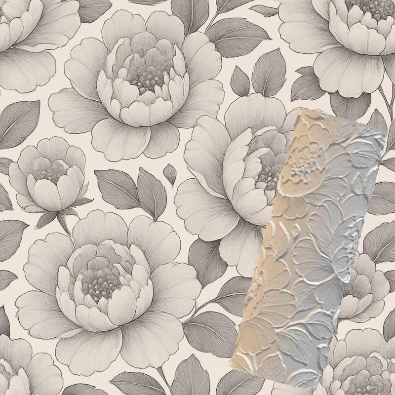 Floral Embossing Roller for Polymer Clay and Ceramics