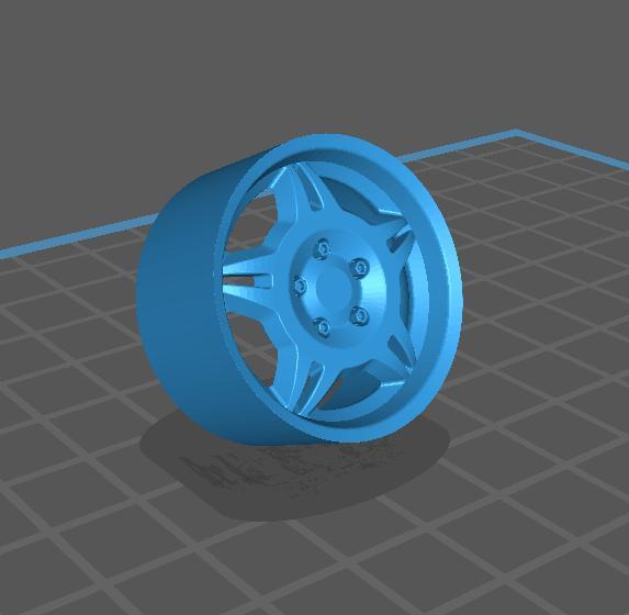 BMW Style 24 Wheels for scale model