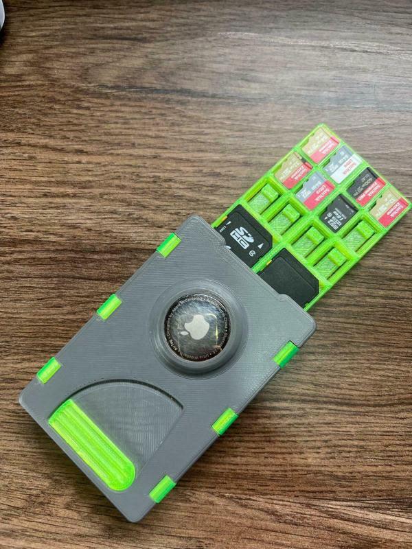 WALLET - CARDHOLDER / SD Cards , Airtag Modular
