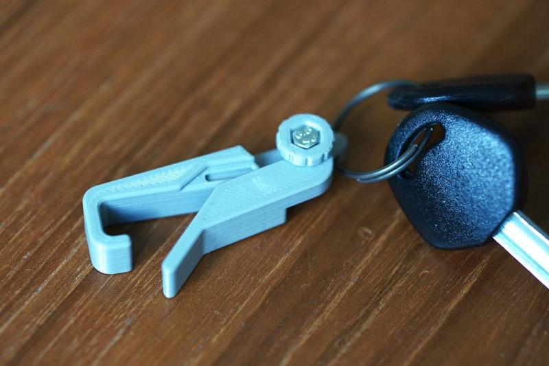 Keychain Folding Smartphone Stand