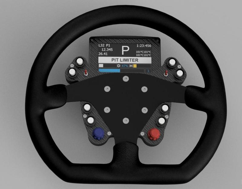 DIY PLATE LCD NEXTION Steering Wheel