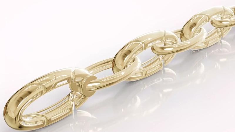 Jewelry Chain Bracelet Hook Lock Model BRD01