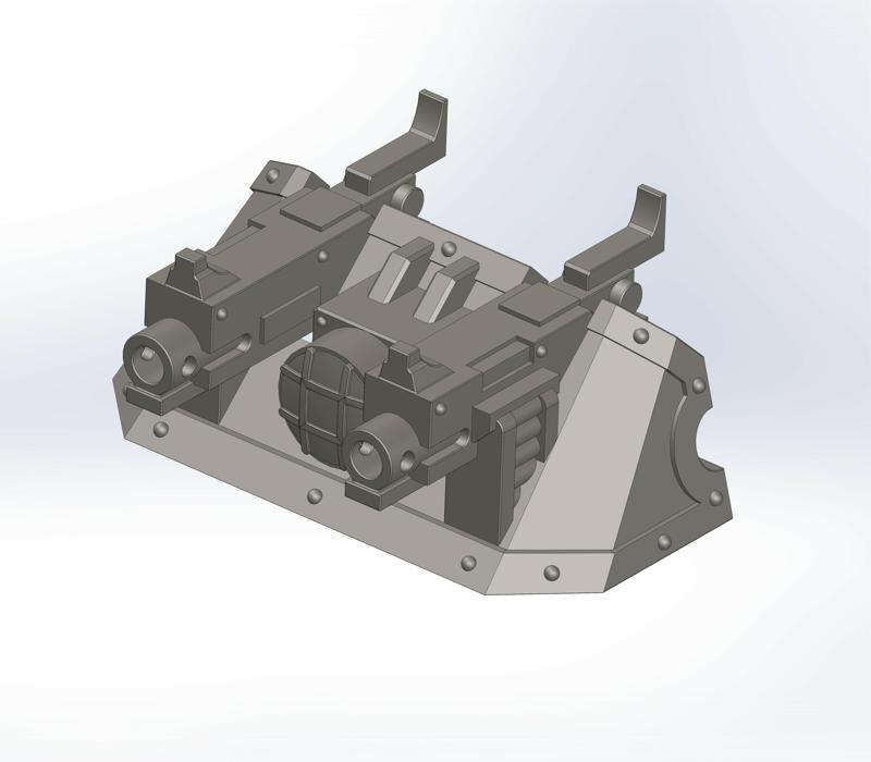 SPACE GUYS BIKE FRONT COVER WITH PEW PEW