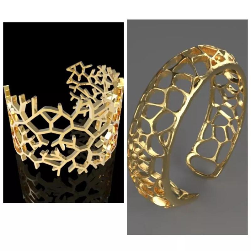 Coral bracelet  2 choices 3D print model