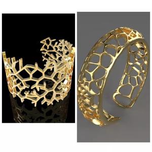 Coral bracelet  2 choices 3D print model