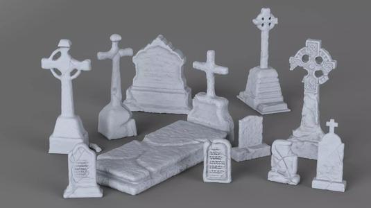 Weathered Tombstone Collection