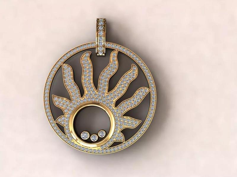 Sun pendant 32