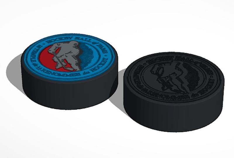 Hockey Hall of Fame HHOF Puck Logo