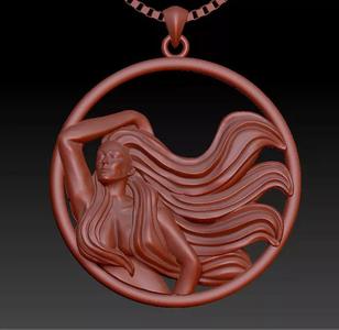 Virgo Zodiac Sign Pendant
