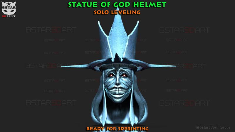 Statue Of God Helmet- Solo Leveling Cosplay