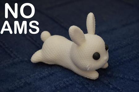 Cute Knitted Rabbit - NO AMS