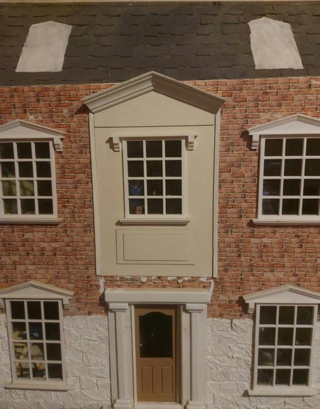 1/12 Dollhouse door + door frame (Model No.1)