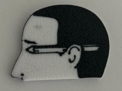 Creative illustration pen, the eye pen, is my weapon refrigerator magnet