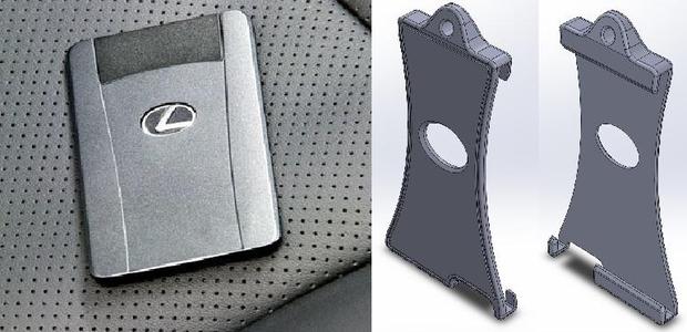 Lexus - Smart key-card keychain