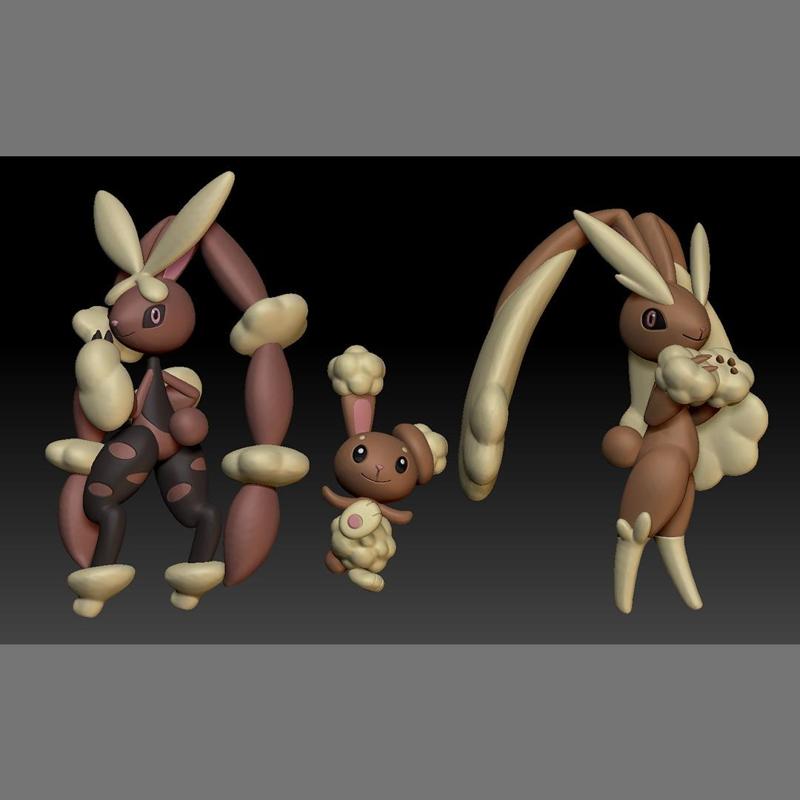 Pokemon Buneary Lopunny Mega Evolution