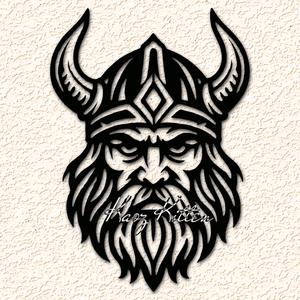 Warrior VIking Portrait Wall Art Home Decor