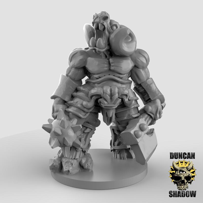 15mm Beastman Leader 1 (Pre Supported)