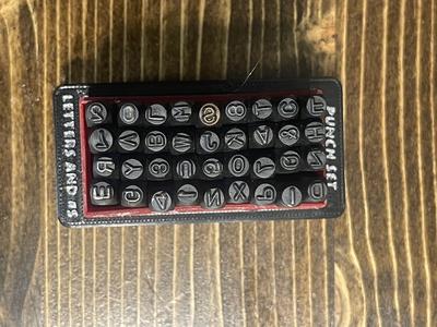 GRIDFINITY HARBORFRIEGHT PITTSBURG 1/8 PUNCH SET HOLDER ORGANIZER