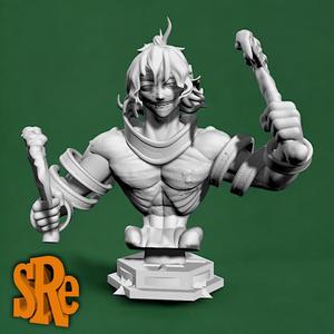 Gyutaro Bust - Demon Slayer