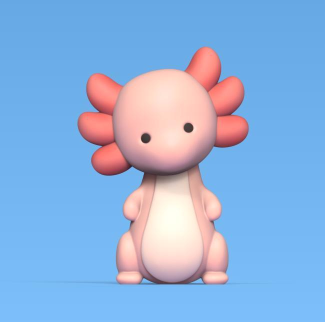 Axolotl Small Eyes