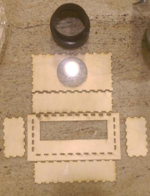 K40 Chinese CO2 Laser Exhaust Adapter Plate