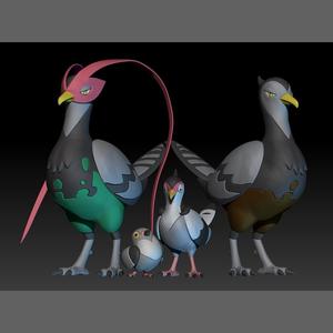 Pokemon Pidove Tranquill Unfezant