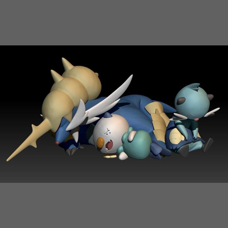 Pokemon Oshawott Dewott Samurott