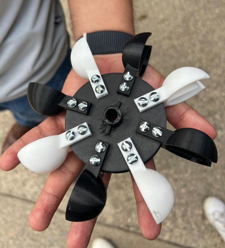 Homemade Pelton Turbine