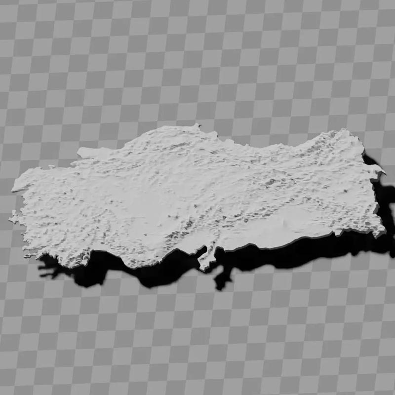 Turkey Turkiye topography relief maps