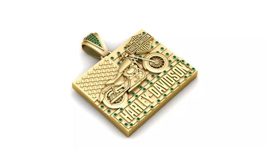 Bike Pendant 3D Printable  Model